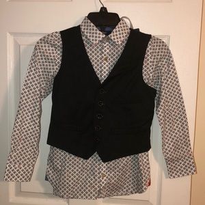 Baker by Ted Baker boy’s shirt & waist coat set 8